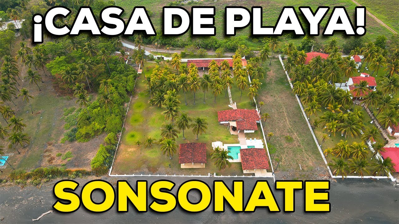 SOLD! ATENCION EL SALV ADOR !!! CASA DE PLAYA FRENTE AL MAR EM VENTA EN SON SONATE