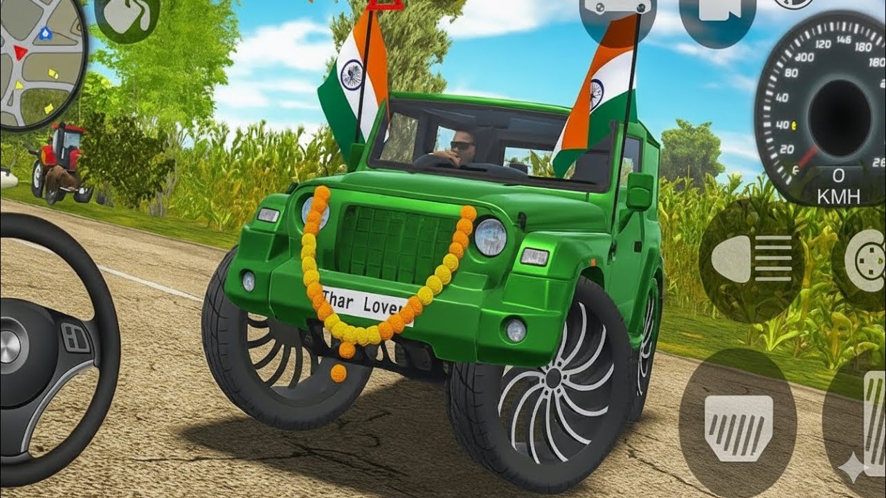 Modified Mahindra Thar Car Games: Indian Cars (Gadi Wala Game) - Car Game Android Gameplay 2026
