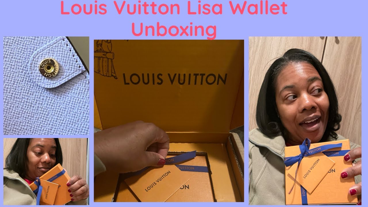 LOUIS VUITTON  📦UNBOXING 📦 LISA WALLET