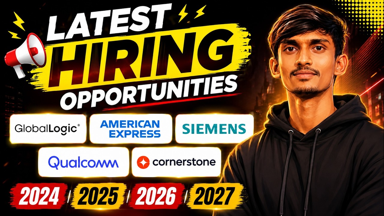 GlobalLogic, Amex, Qualcomm, Cornerstone & Siemens Hiring Freshers 2026 | Latest IT Hiring 2026