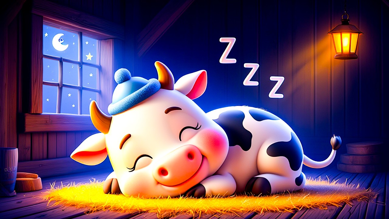 💤🐄 Sleepy Cow Lullaby | Nursery Rhymes for Bedtime + More Nursery Rhymes