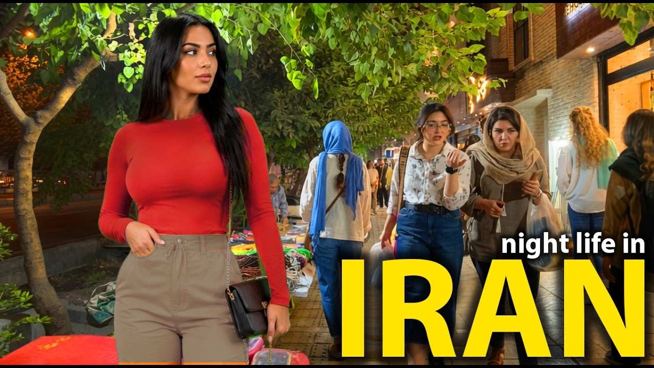 IRAN Today 🇮🇷 Tehran Night Walk | Real Night Life in Tehran 4K