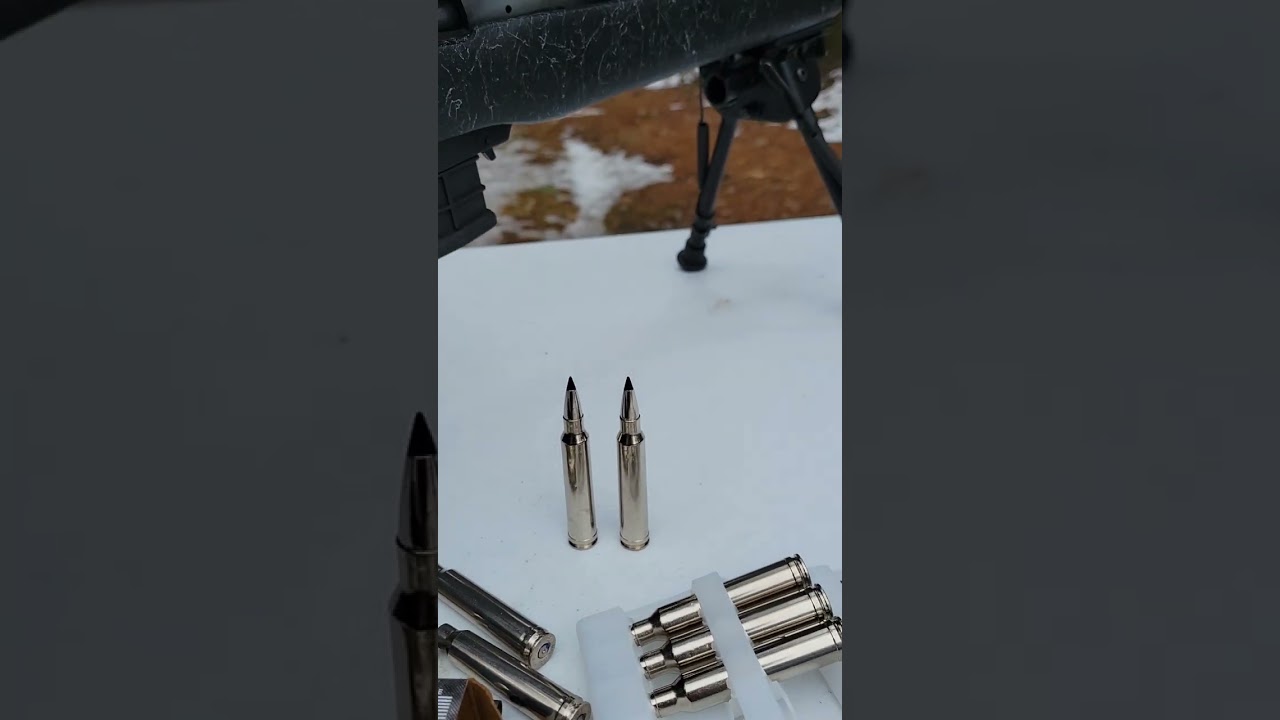 First 5 shot 100 yard group with the Federal Terminal Ascent bullets in 300 Win Mag