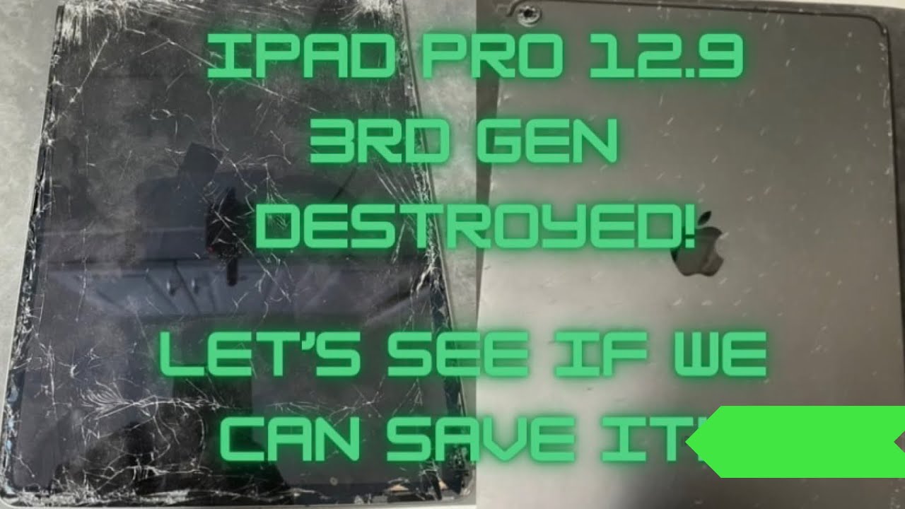 iPad Pro 12.9 3rd generation  screen and housing replacement(Detailed)