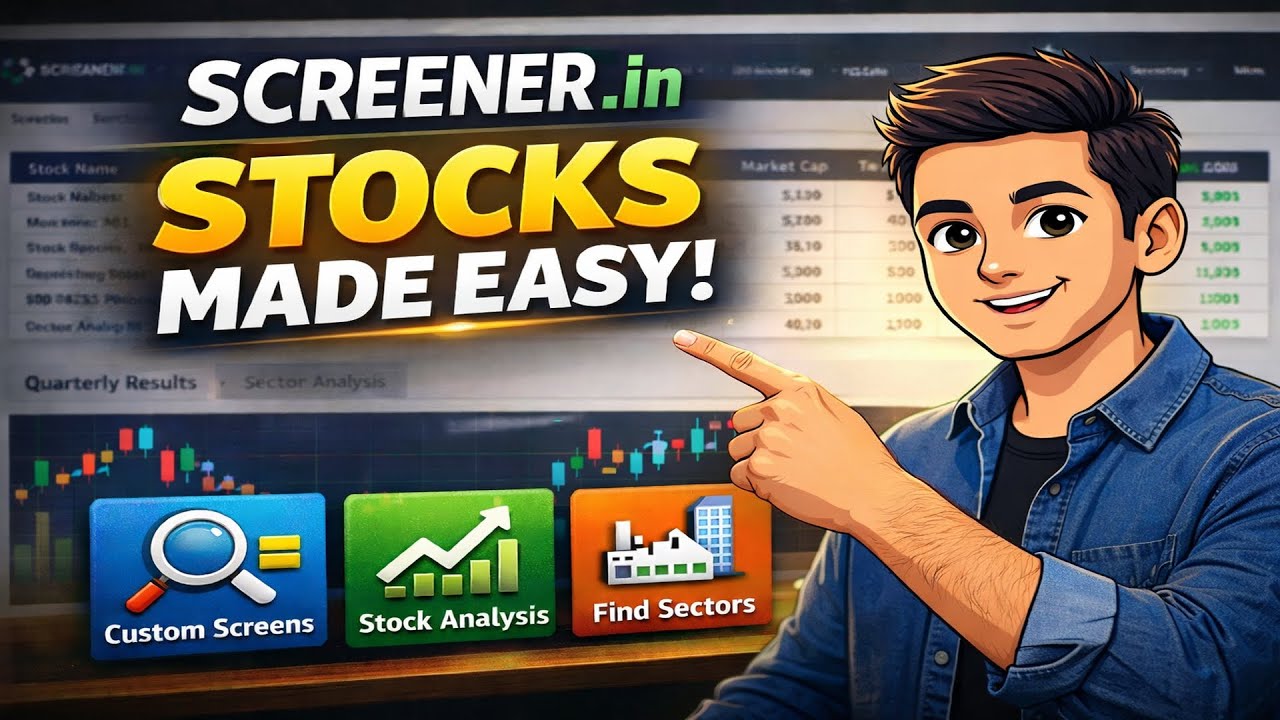 Screener Complete Guide | Stock Analysis + Custom Screens + Quarterly Results