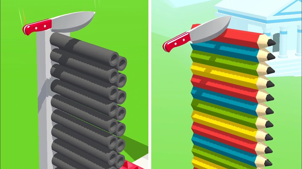 Slice It All Game! Satisfying and Relaxing ASMR Slicing Video