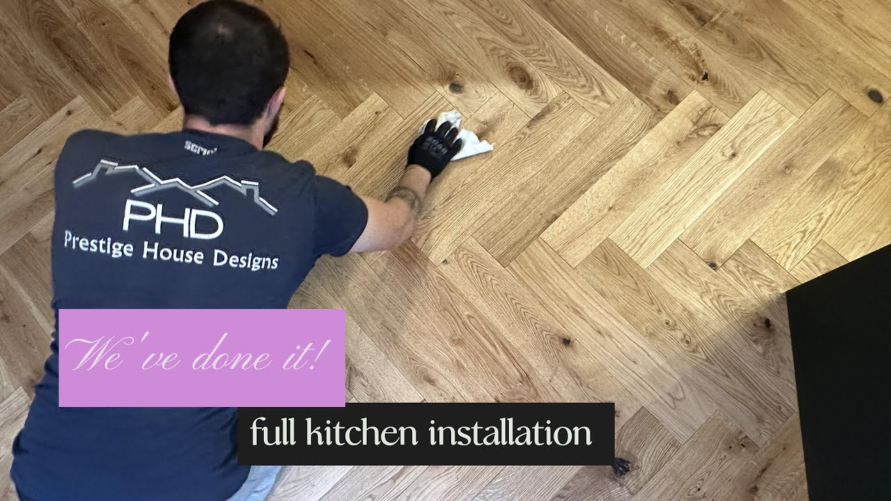Wren Kitchen Installation: Forest Green