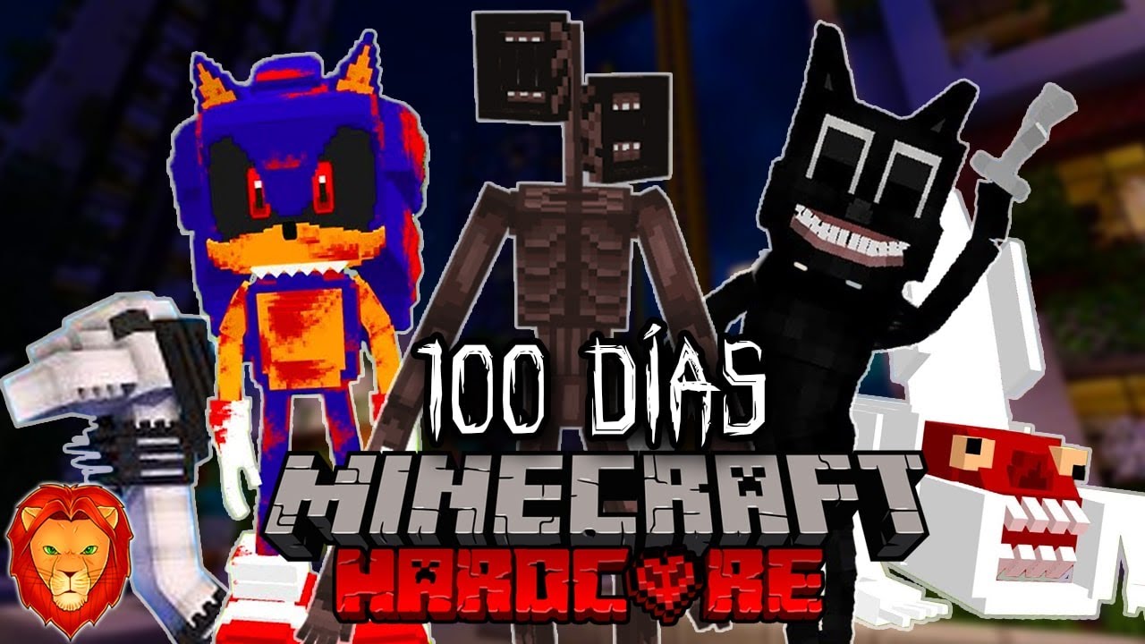 SOBREVIVÍ 100 días en un Apocalipsis de CREEPYPASTAS en Minecraft HARDCORE y esto es lo que sucedió