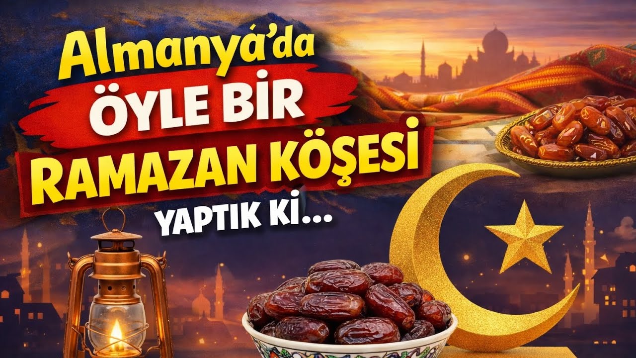 Çocuklar için Ramazanı sevdirecek bir fikir! Almanya'daki evimizde Ramazan köşesi yaptım 