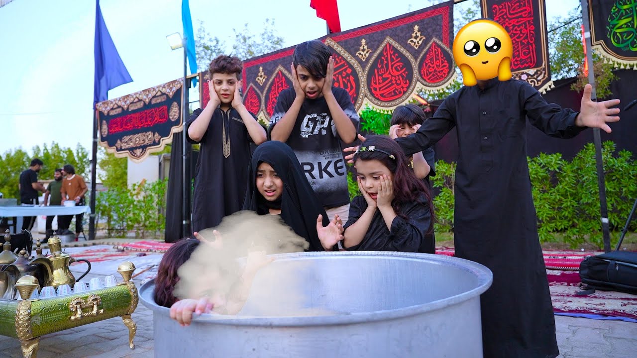 بلموكب طفله توكع بجدر يغلي وتصير معجزه