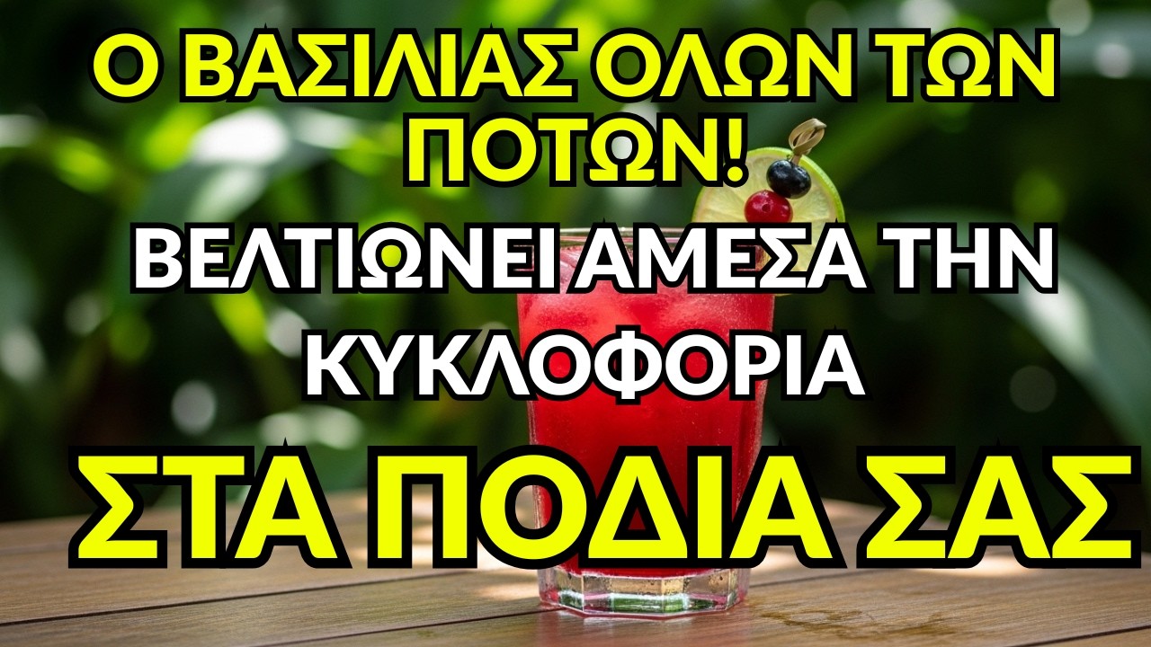 ΤΙ ΝΑ ΠΙΕΙΤΕ ΓΙΑ ΓΡΗΓΟΡΗ ΒΕΛΤΙΩΣΗ ΤΗΣ ΚΥΚΛΟΦΟΡΙΑΣ ΣΤΑ ΠΟΔΙΑ ΣΑΣ ΜΕΤΑ ΤΑ 60!