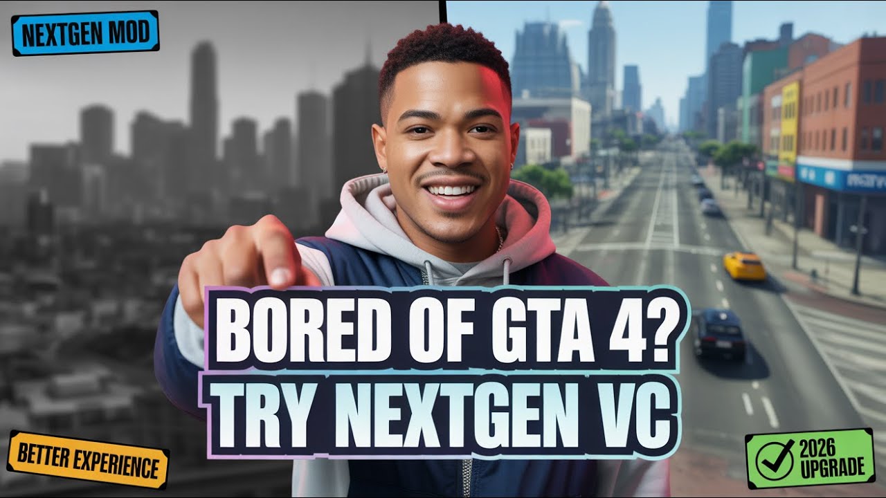 Надоела GTA 4? Переходите на мод GTA Vice City NextGen (2026)