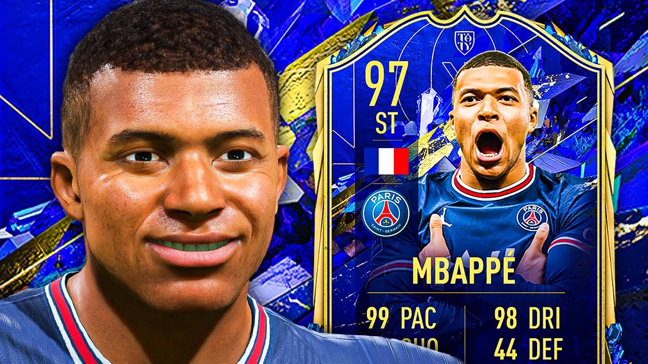 THE BEST CARD IN THE GAME?! 🤯 97 TOTY MBAPPE PLAYER REVIEW! - FIFA 22 Ultimate Team