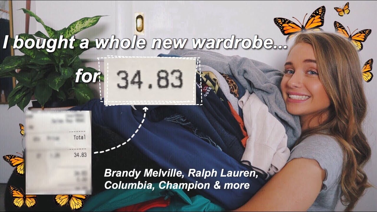 BACK TO SCHOOL CLOTHING HAUL 2019 // *extreme thrifting*