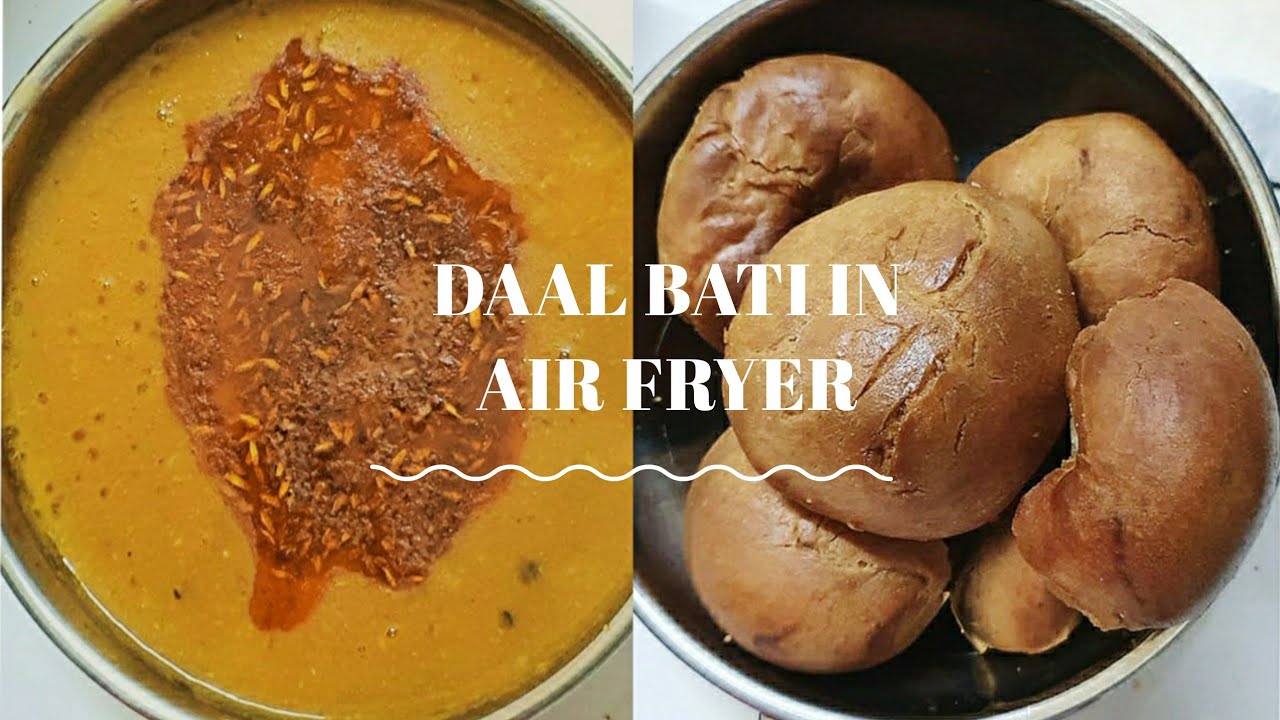 AIR FRYER BATI RECIPE |RAJASTHANI DAL BATI RECIPE|HOW TO MAKE BATI IN AIR FRYER