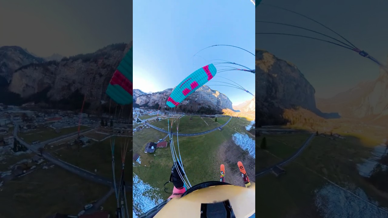 Landing in Stechelberg 