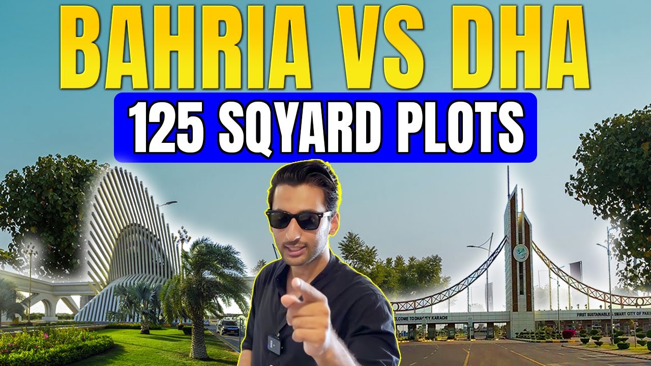 Bahria Town vs DHA City Karachi 🔥 | 125 Sq Yards Plot Comparison