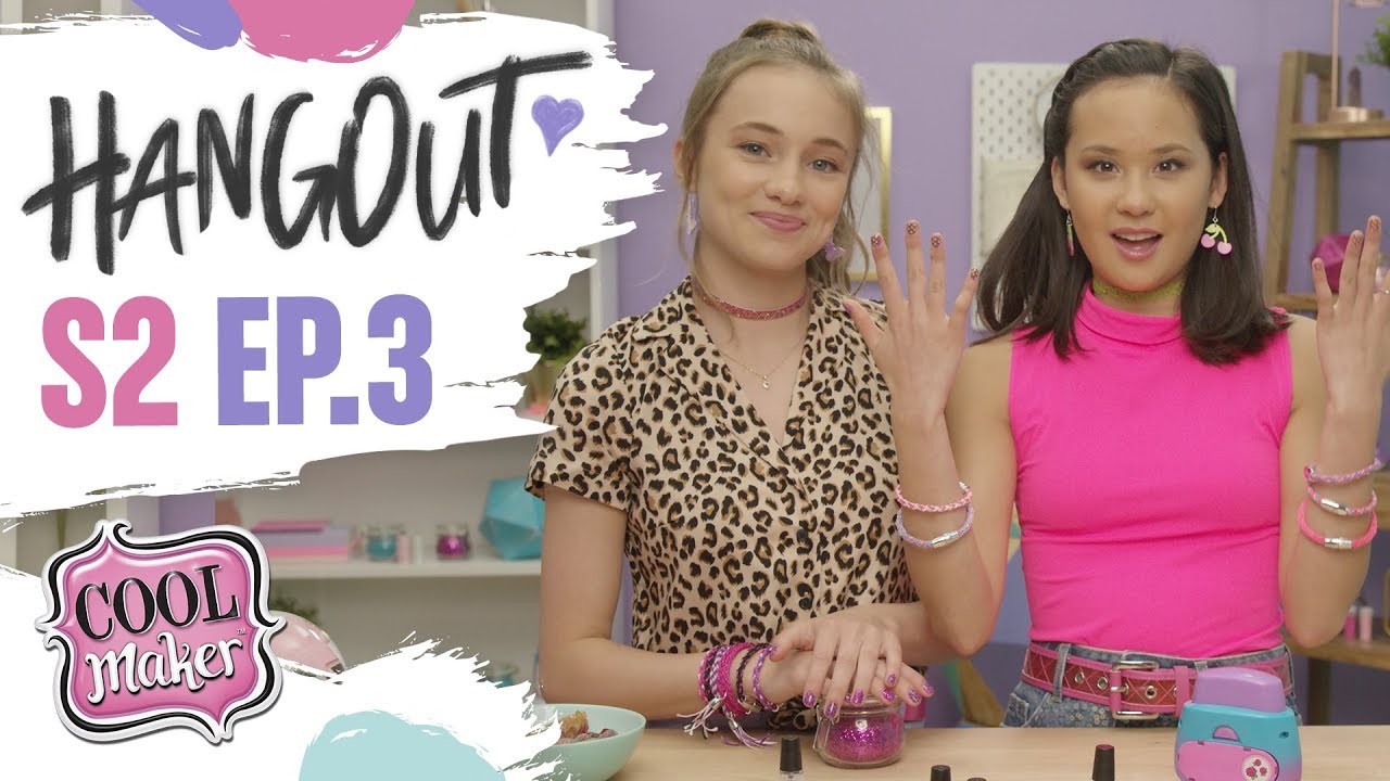 Chloe & Amanda face off in a 💅 MANICURE CHALLENGE 💅 | Cool Maker Hangout: Series 2