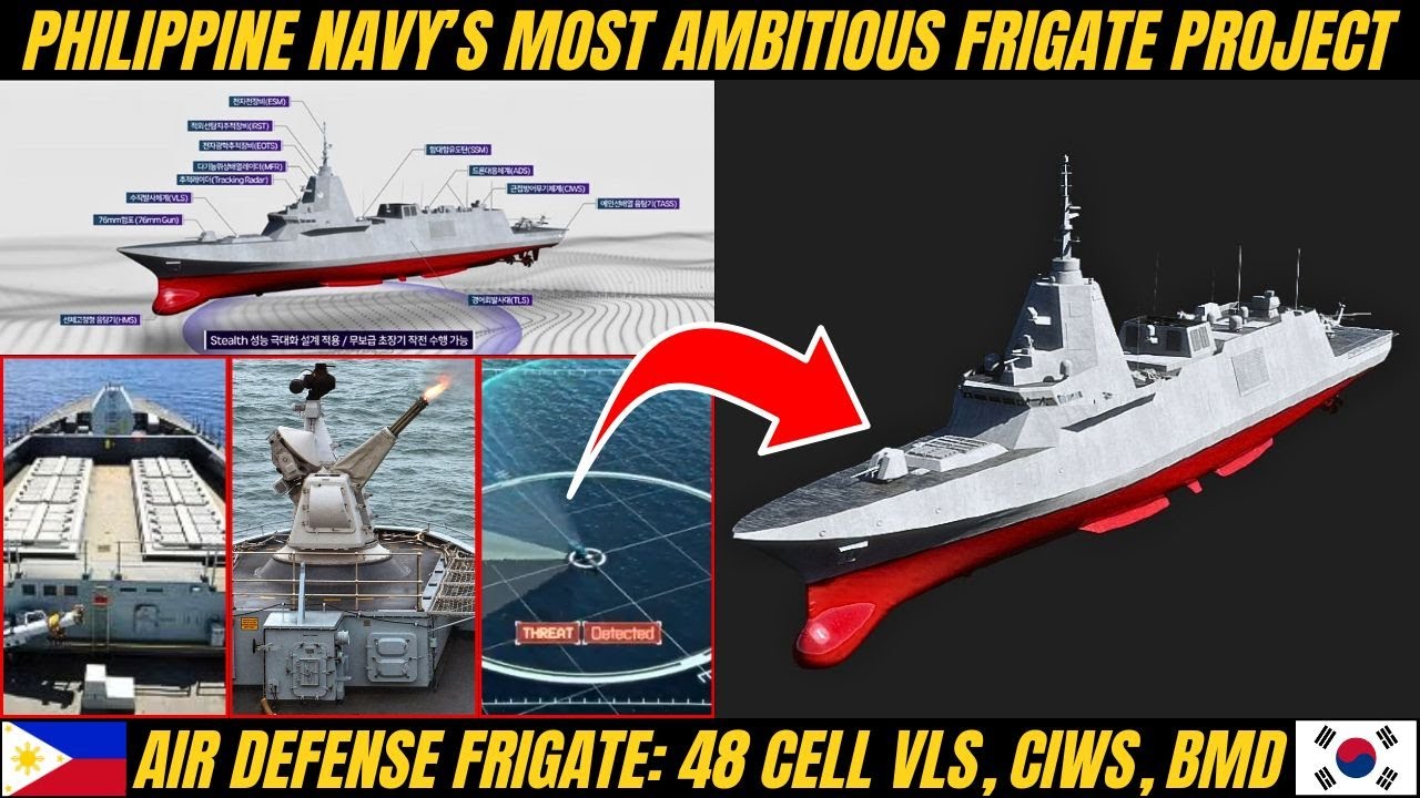 The HDF-6000 Frigate: Strong Contender for the Philippine Navy's Air Defense Frigate Requirement.