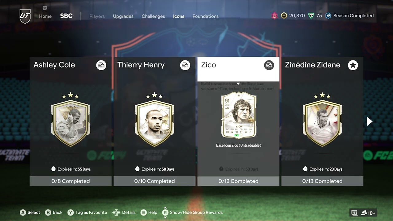 91 Zico Icon SBC FC24