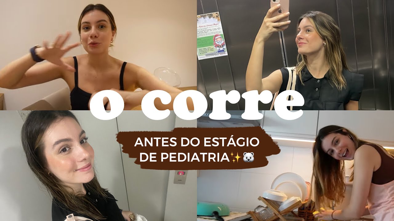 #medvlog de um jeito diferente... o BACKSTAGE antes de ir pro estágio de *pediatria* no RJ!