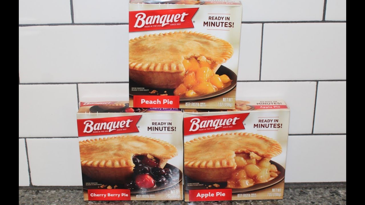 Banquet: Peach Pie, Cherry Berry Pie & Apple Pie Review