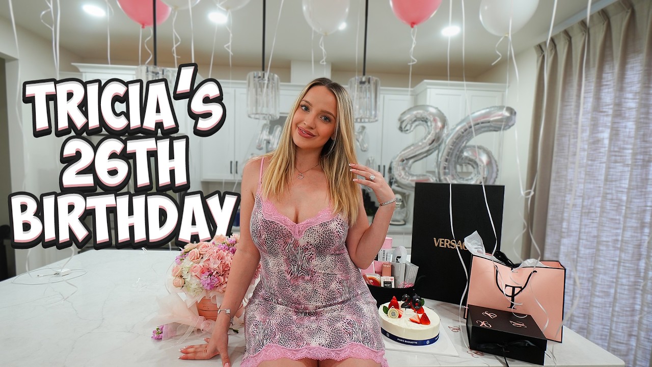 SURPRISING TRICIA FOR HER 26TH BIRTHDAY POSTPARTUM! *SHE LOVED IT!*