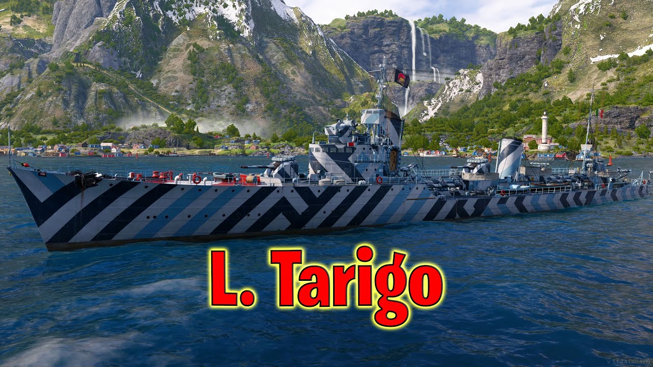 Meet The L  Tarigo! Tier 6 Italian Destroyer (World of Warships Legends)