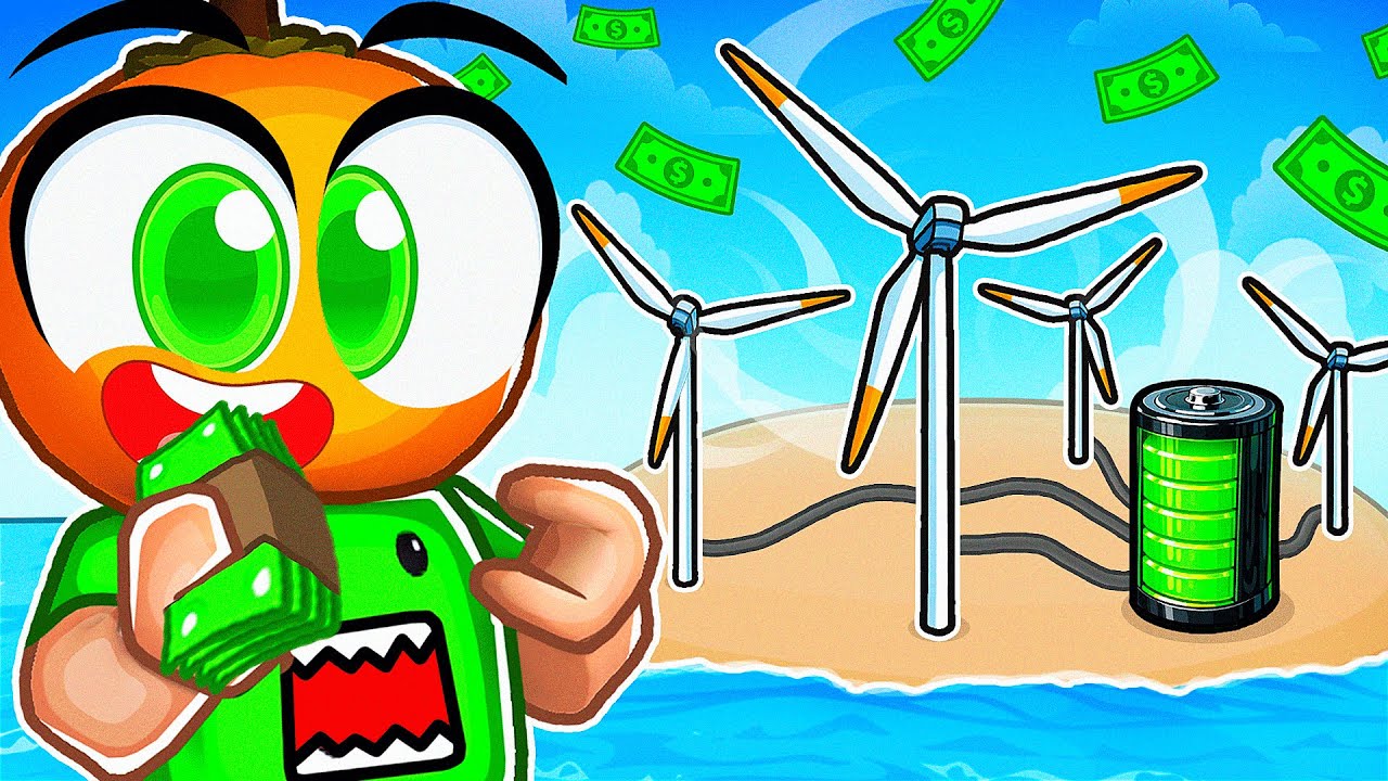 Dev Arsama Rüzgar Türibini Kurarak Sınırsız Enerji Sağladım! ⚡ | Roblox