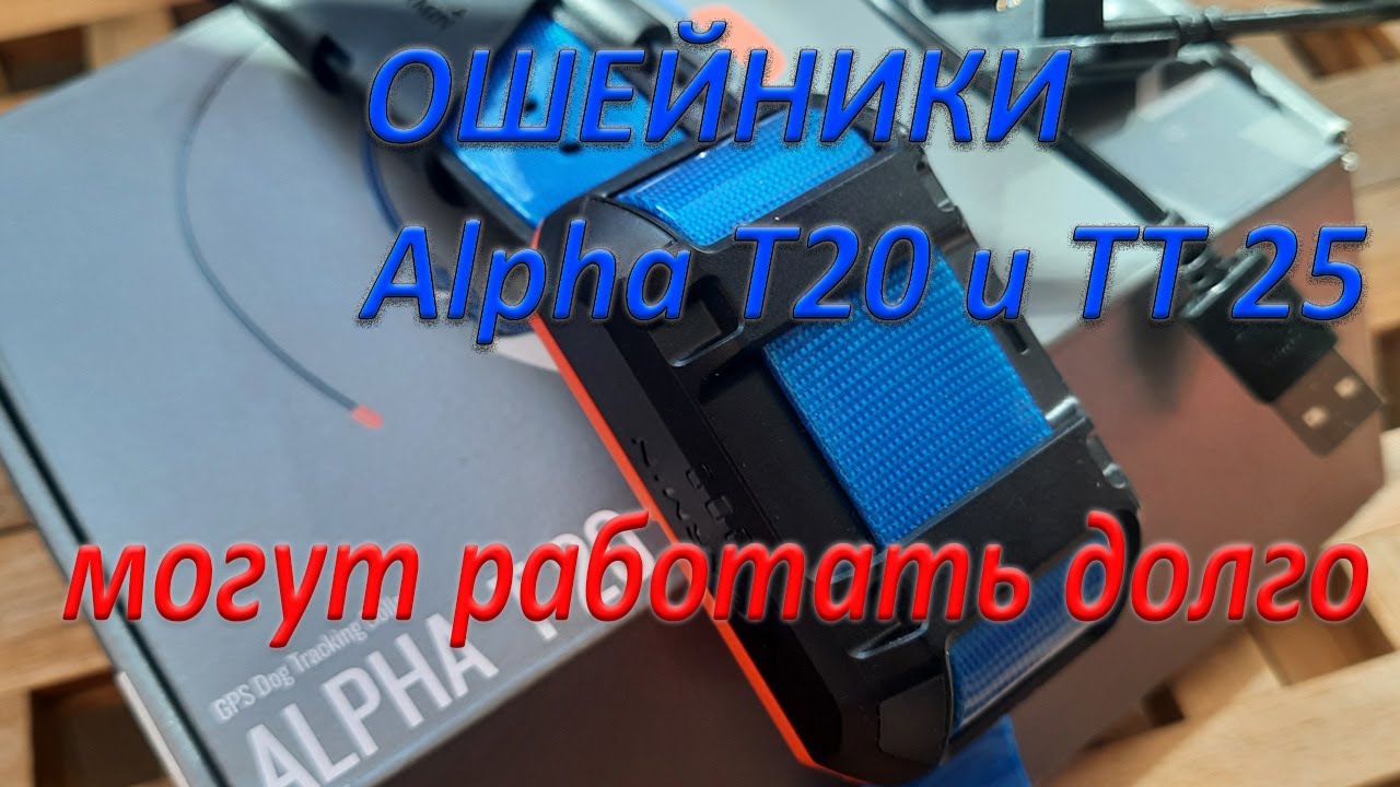 Garmin Alpha T20 и TT 25 - ошейники могут работать очень долго