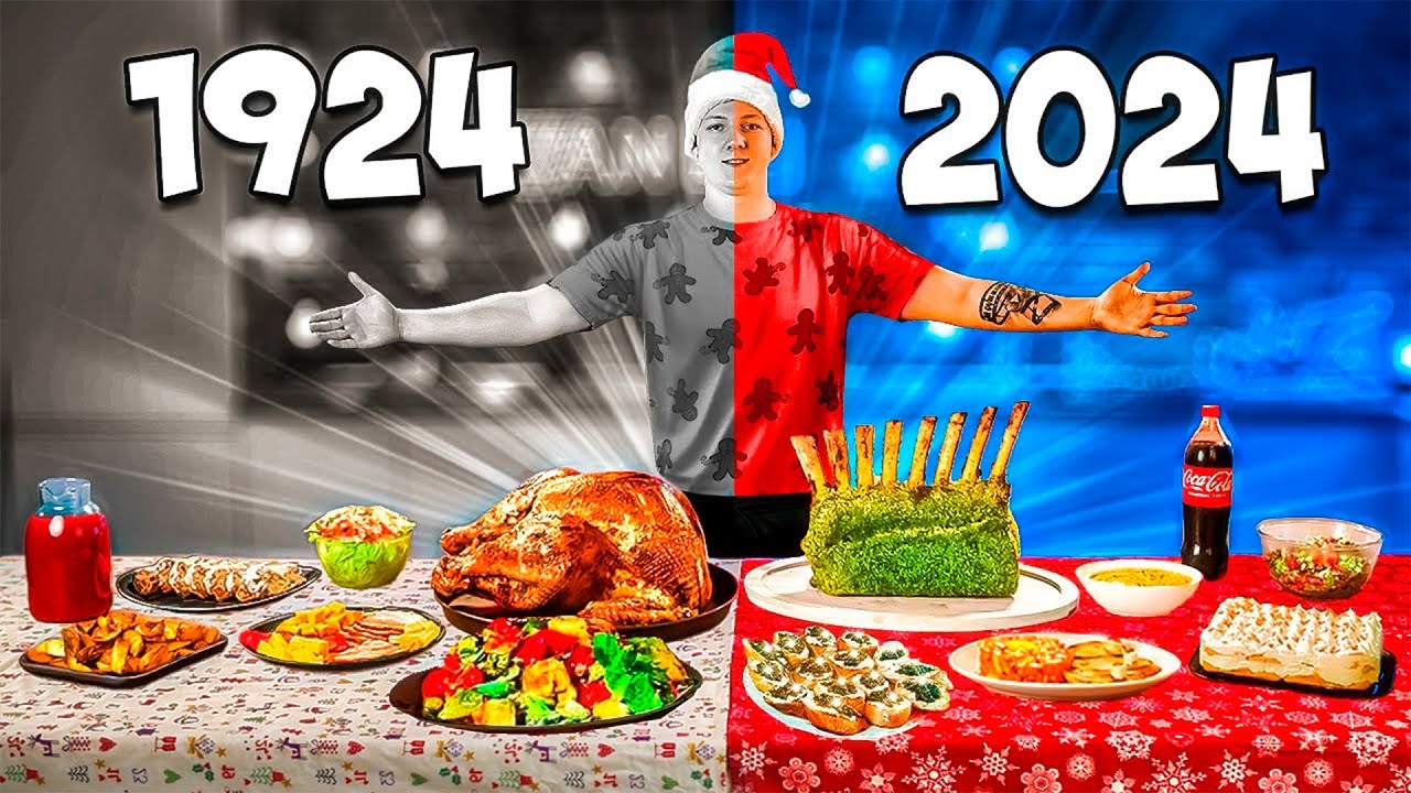 Cena de Navidad Ahora vs Hace 100 Años por VANZAI
