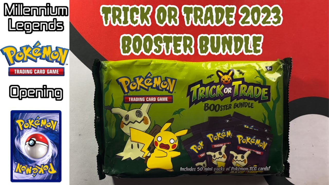 POKEMON 2023 TRICK OR TRADE BOOSTER BUNDLE OPENING