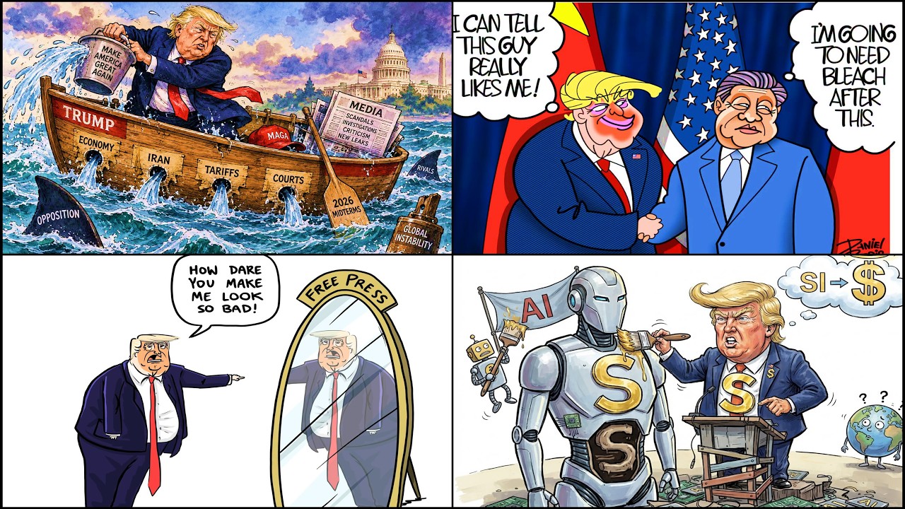 Best Trump Political Cartoons Today | Trump Satire, Humor & Caricatures, Comic | 23  SEPTEMBER