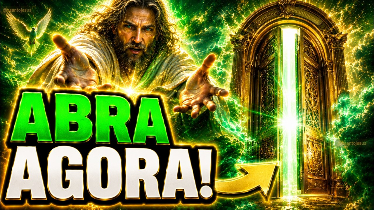 FILHO, O ESPÍRITO SANTO CLAMA URGENTE POR VOCÊ! ABRA AGORA!
