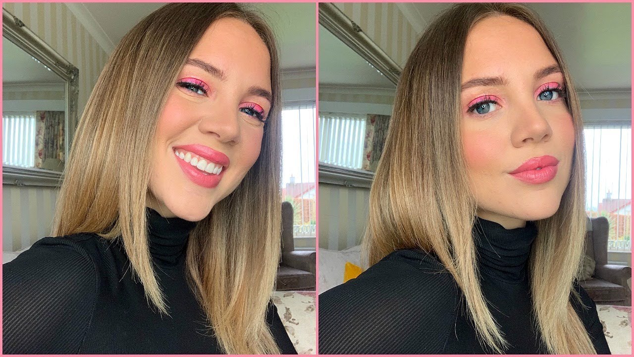 PINK MONOCHROMATIC MAKEUP | VDAY MAKEUP | Elanna Pecherle 2019