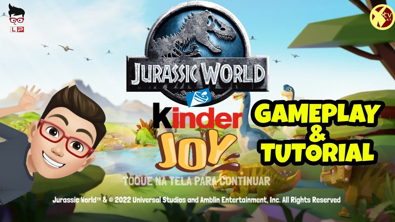 Kinder Joy: Jurassic World - O Jogo!!! Gameplay e Tutorial de como Brincar no Site ou Aplicativo!!!