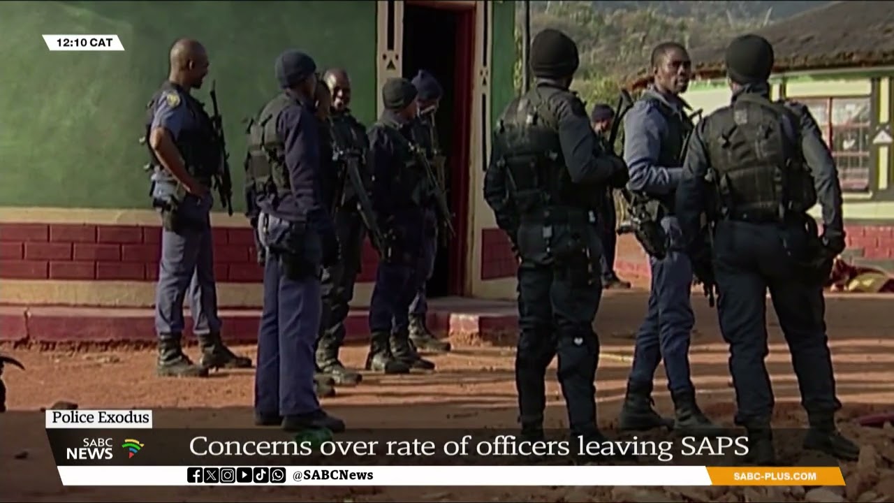 Departure of police officers from the SAPS raises alarm