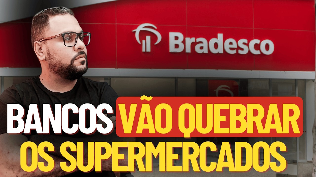 DÍVIDAS COM BANCOS ESTÃO QUEBRANDO SUPERMERCADOS