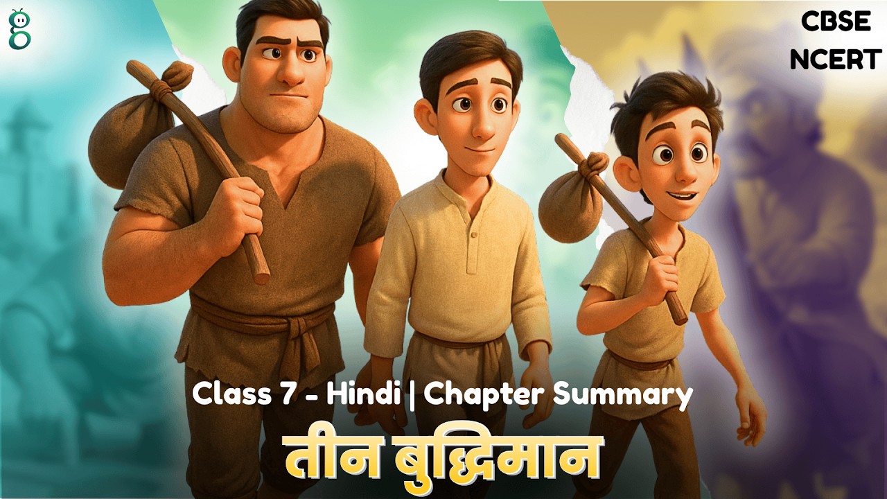 Class 7 Hindi | Chapter 2 | तीन बुद्धिमान Summary | NCERT CBSE