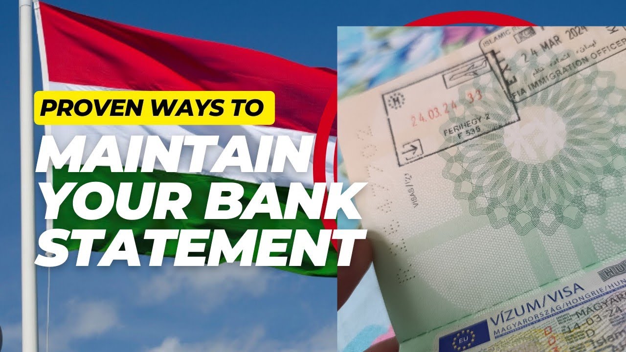 How To Maintain a Bank Statement For Hungary🇭🇺/ Study Visa Information/ Bank Statement Information🇪🇺
