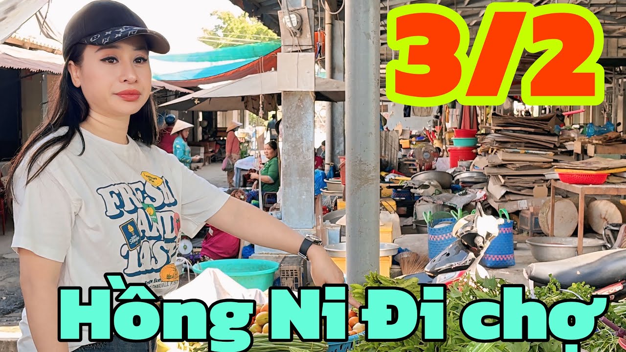 Hồng Ni BS Huy Lê Đi chợ đồng Tháp Bất Ngờ Gặp khán Giả
