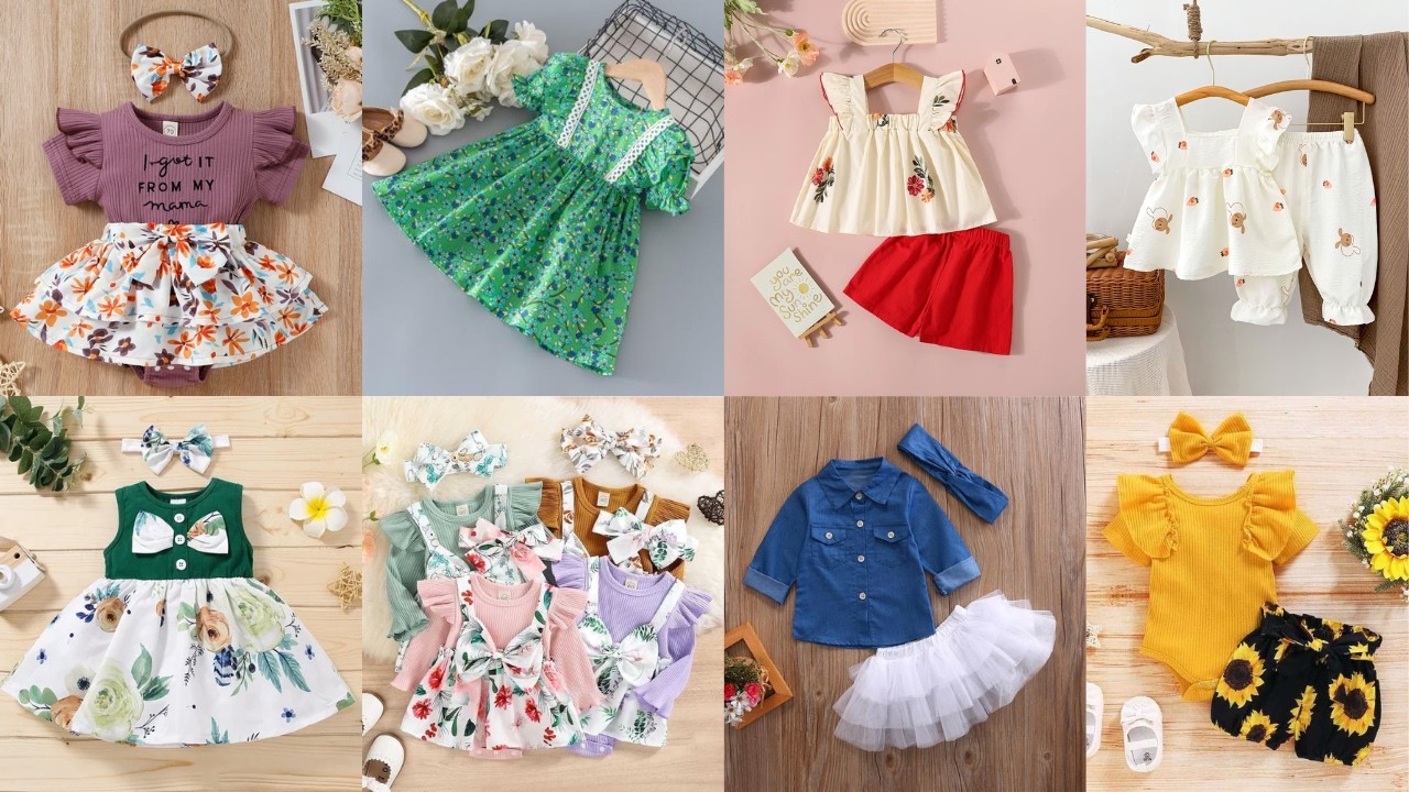 Cute Baby Girl Summer Clothes 2026 | Soft, Stylish & Comfortable Summer Outfits