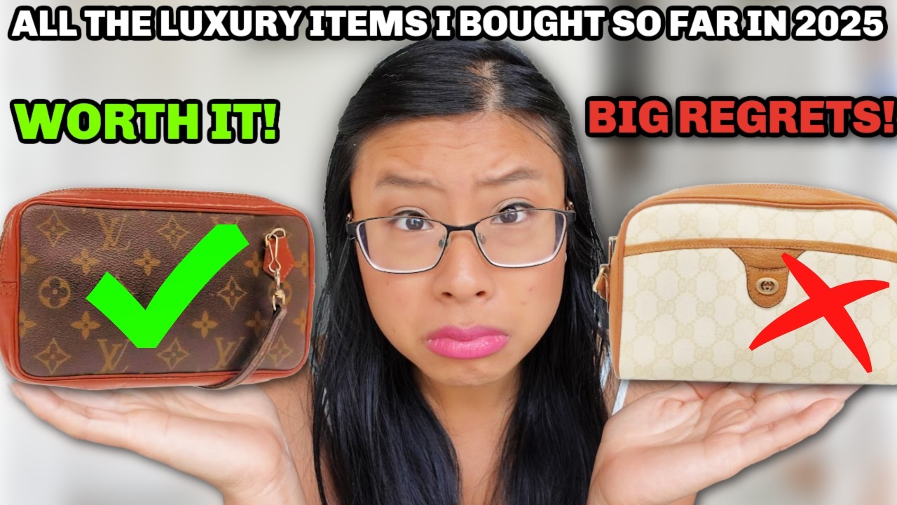 ALL The Cheap Luxury Items I Bought So Far In 2025! LOVE or REGRET? LV, Gucci, YSL, Bally, Moschino