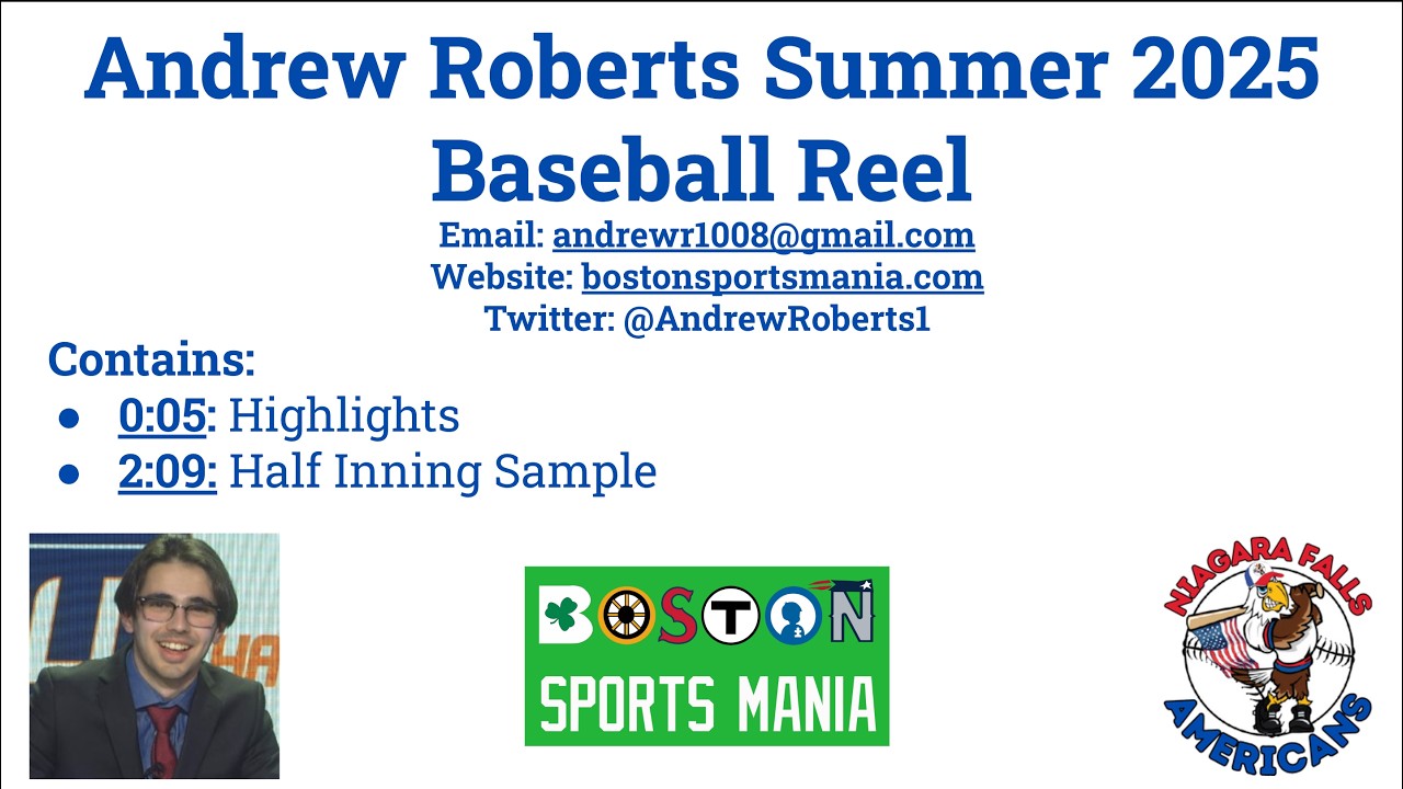 Andrew Roberts Official Baseball Reel