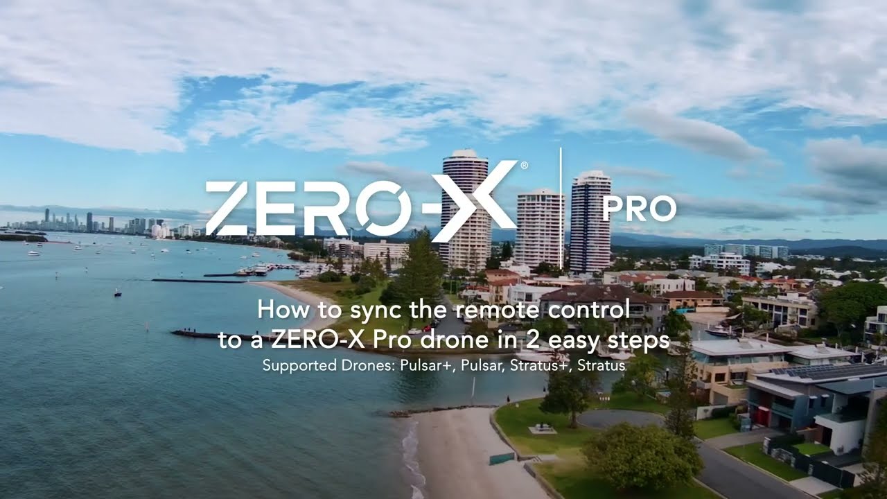 Zero-X Pro - How to sync your remote to your drone
