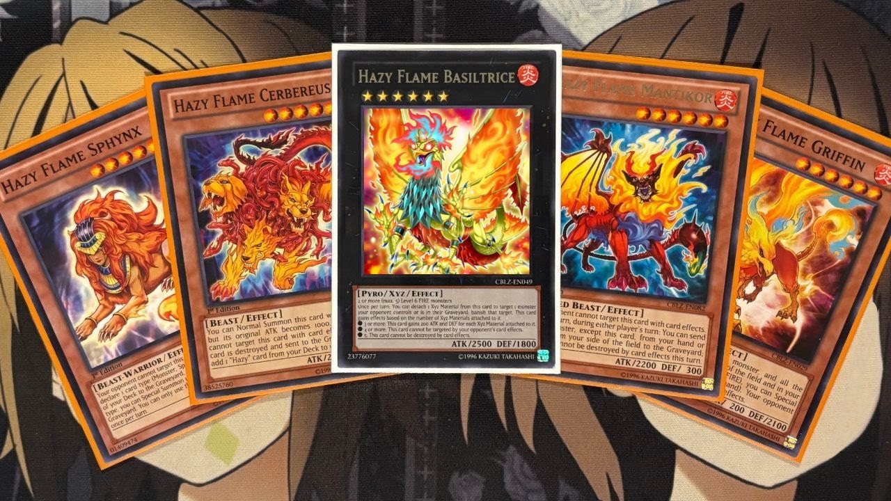 My Hazy Flame Yugioh Deck Profile for June 2025