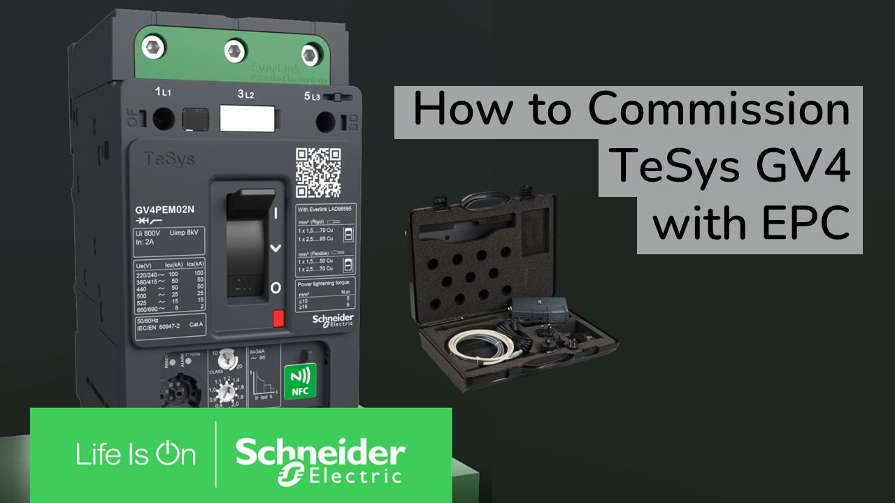 How to Commission TeSys GV4 with EcoStruxure Power Commission | Schneider Electric