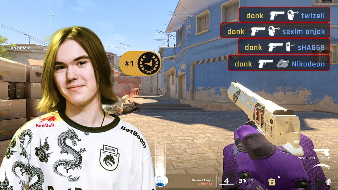 donk (27-16) | 4747 Elo #1 FACEIT RANK