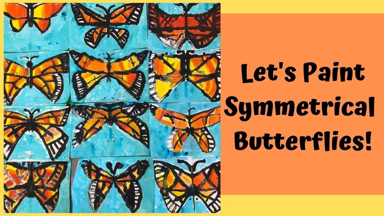 Let's Paint Symmetrical Butterflies!