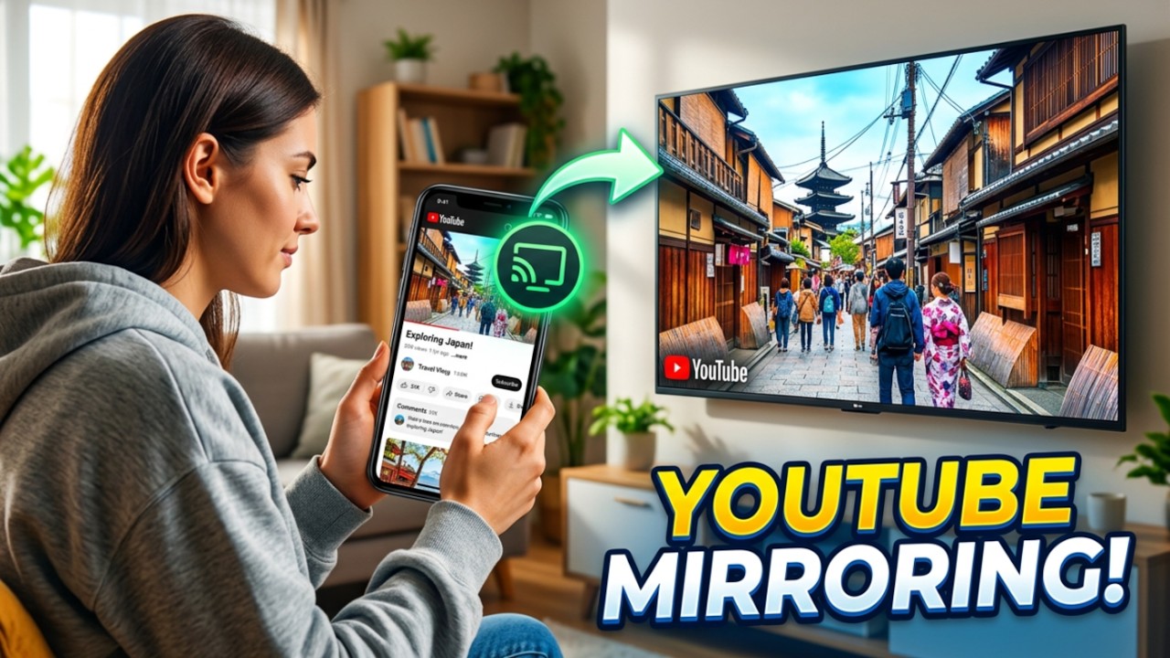 How to use Youtube cast from any device to a smart TV.
